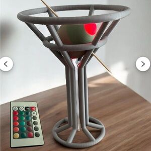 3D printed Martini Glass Olive Lamp